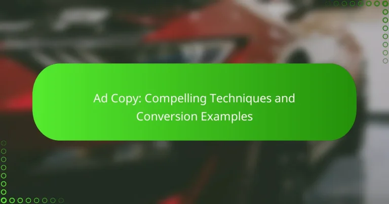 Techniques convaincantes et exemples de conversion